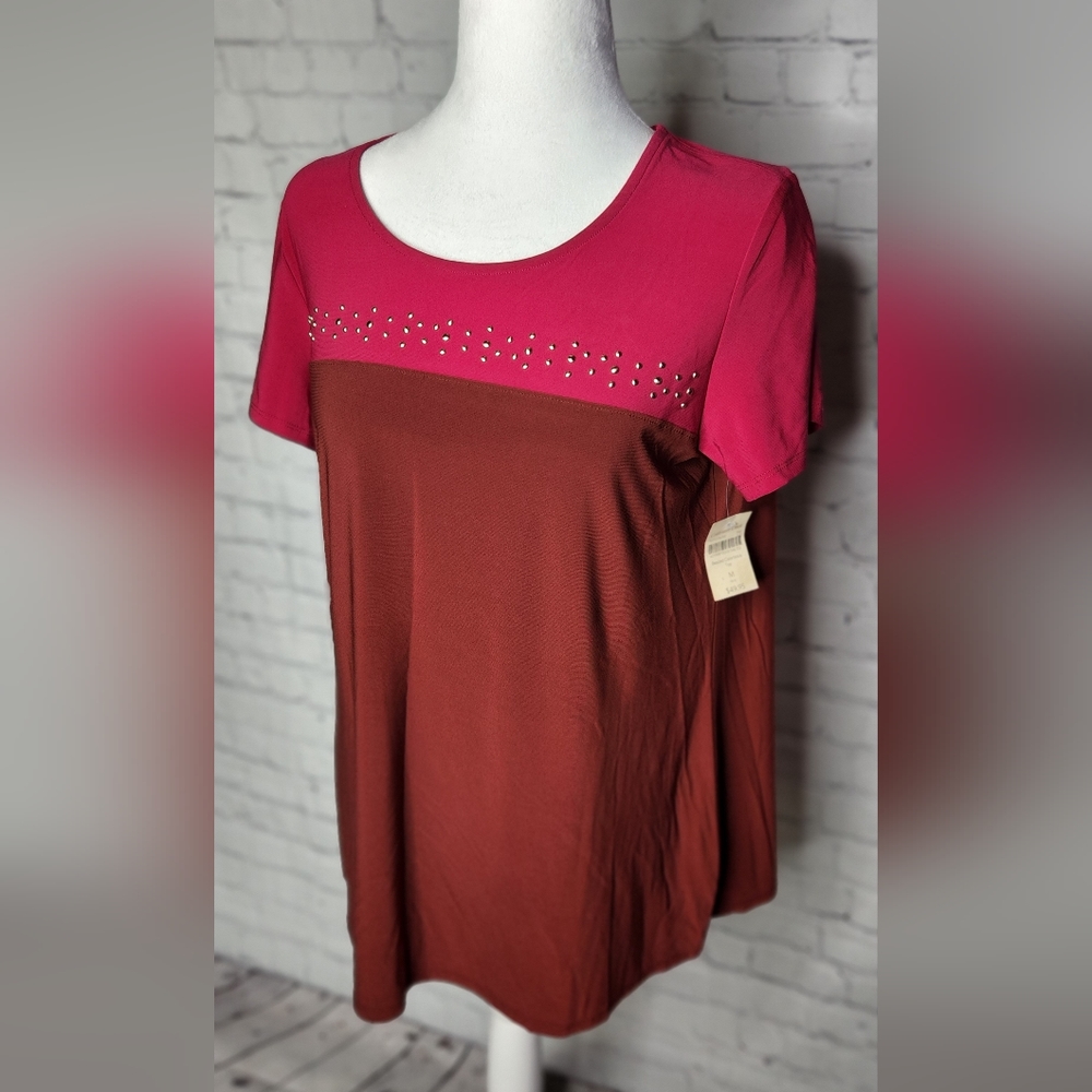 NWT Coldwater Creek Block Top Size Medium